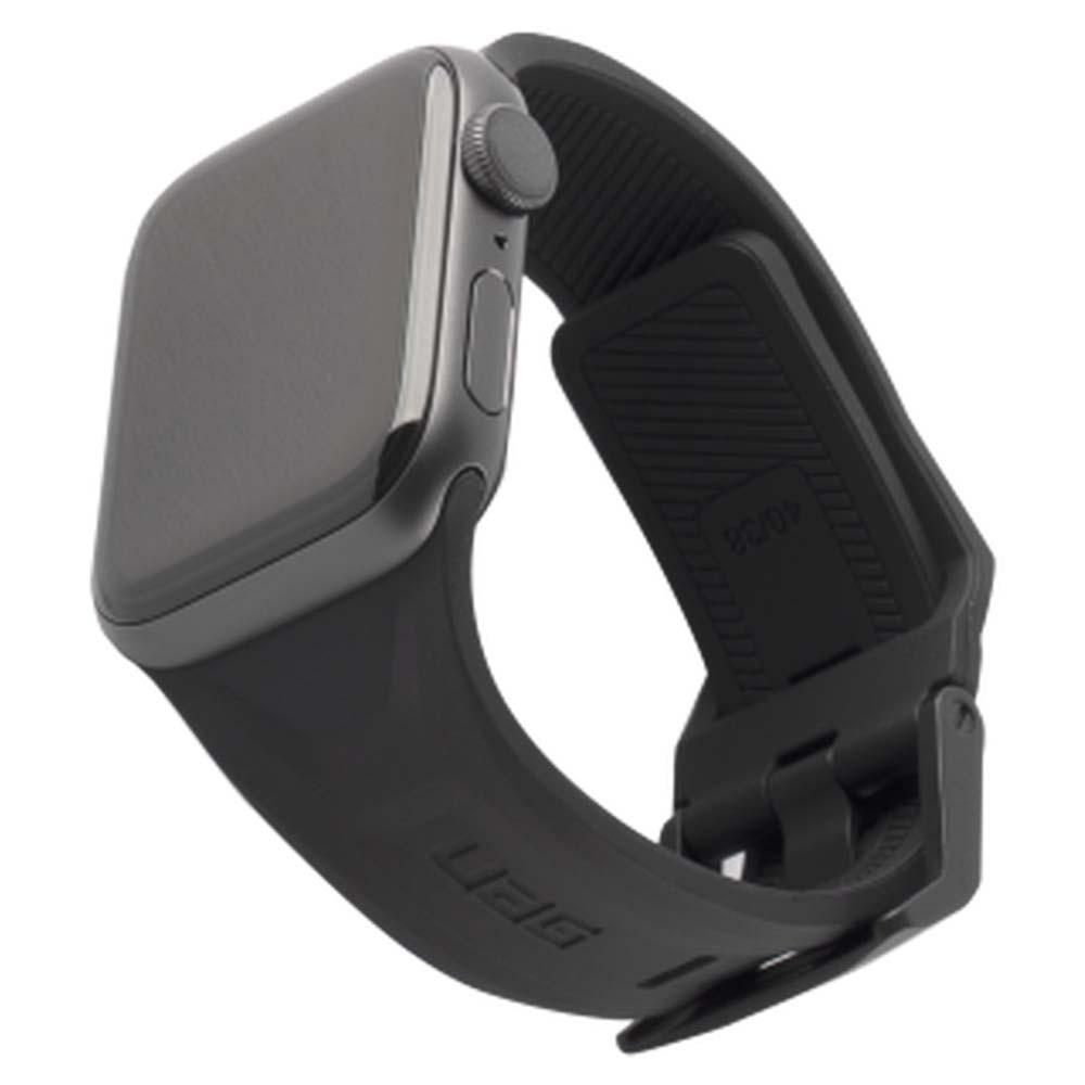 Изключително здрава силиконова каишка за Apple Watch 42мм, 44мм, 45мм, 46мм, Ultra, Ultra 2 49мм - Urban Armor Gear Scout Strap (черен) | JAR Computers Изключително здрава силиконова каишка за Apple Watch 42мм, 44мм, 45мм, 46мм, Ultra, Ultra 2 49мм - Urban Armor Gear Scout Strap (черен)