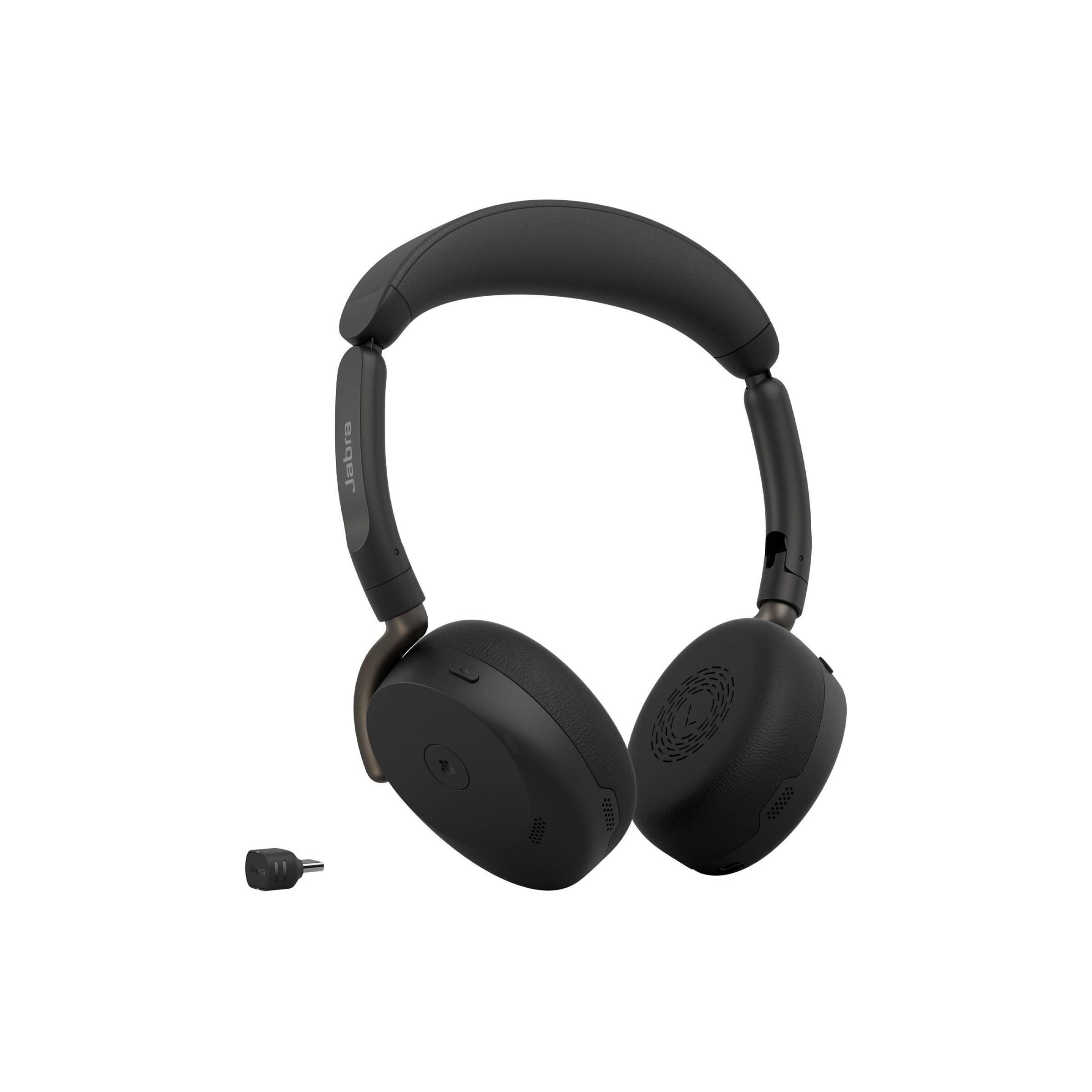 Jabra Evolve3 65 Flex безжични слушалки с ANC, LINK 390a, MS, черни | JAR Computers Jabra Evolve3 65 Flex безжични слушалки с ANC, LINK 390a, MS, черни