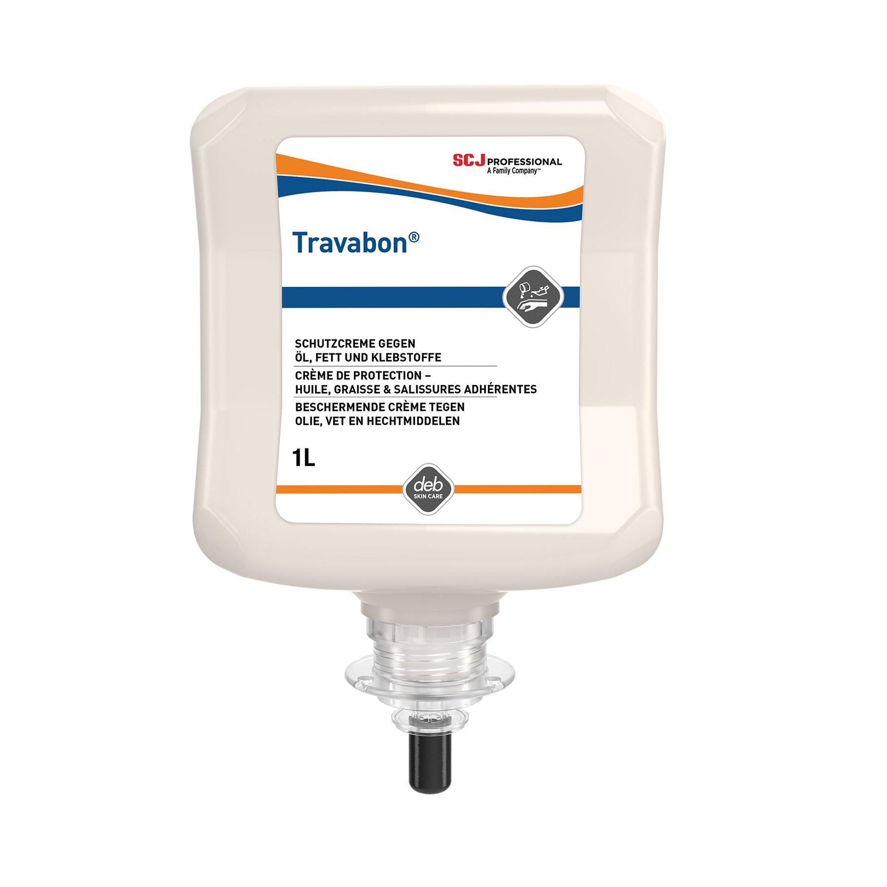 Крем за ръце SCJohnson Travabon Classic, предпазващ, 1 L | JAR Computers Крем за ръце SCJohnson Travabon Classic, предпазващ, 1 L