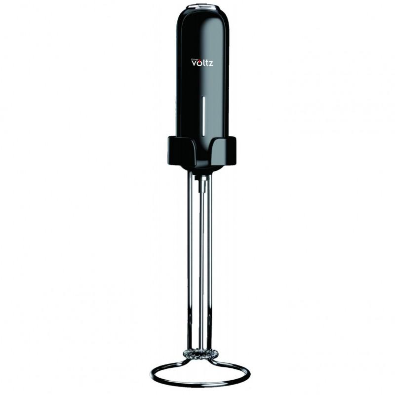 Мини миксер за фрапе и мляко Oliver Voltz OV51163G, 0.5W, Поставка, 2xAA, Черен