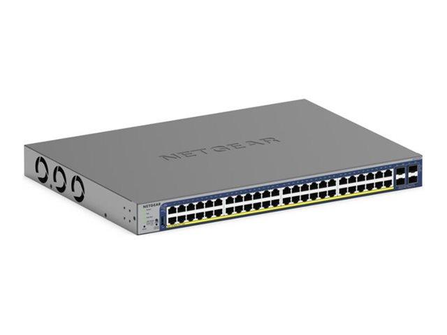 NETGEAR 48P GE POE+ Smart Switch W/10G SFP+ GS752TXPV3 | JAR Computers NETGEAR 48P GE POE+ Smart Switch W/10G SFP+ GS752TXPV3