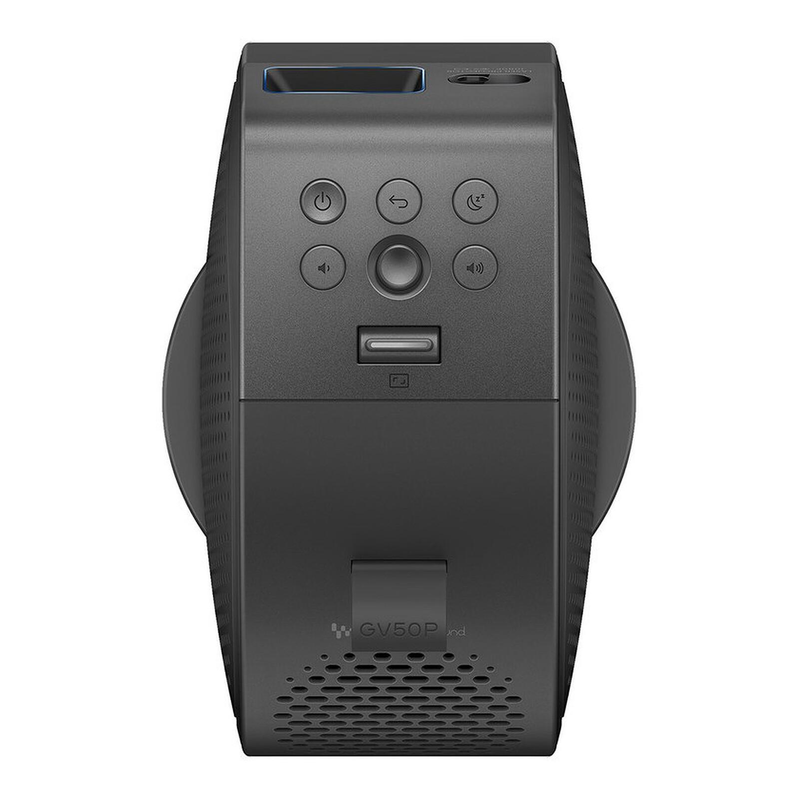 Портативен проектор BenQ GV50P BLACK, 550 lm, 1080p, Laser, REC 709, TR1.2, HDMI2.0, USB-C (USB DP/PD), Google TV, 16W (2.1CH) treVolo BT Spk, battery