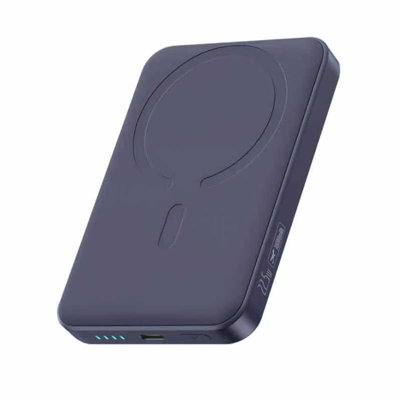 Преносима външна батерия с USB-C порт и безжично зареждане с MagSafe - Baseus EnerFill FM11 Magnetic Wireless Charging Power Bank 10000 mAh 22.5W (сив) | JAR Computers Преносима външна батерия с USB-C порт и безжично зареждане с MagSafe - Baseus EnerFill FM11 Magnetic Wireless Charging Power Bank 10000 mAh 22.5W (сив)