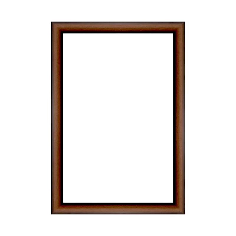 Рамка, тесен профил, 48 х 68 cm, кафява | JAR Computers Рамка, тесен профил, 48 х 68 cm, кафява