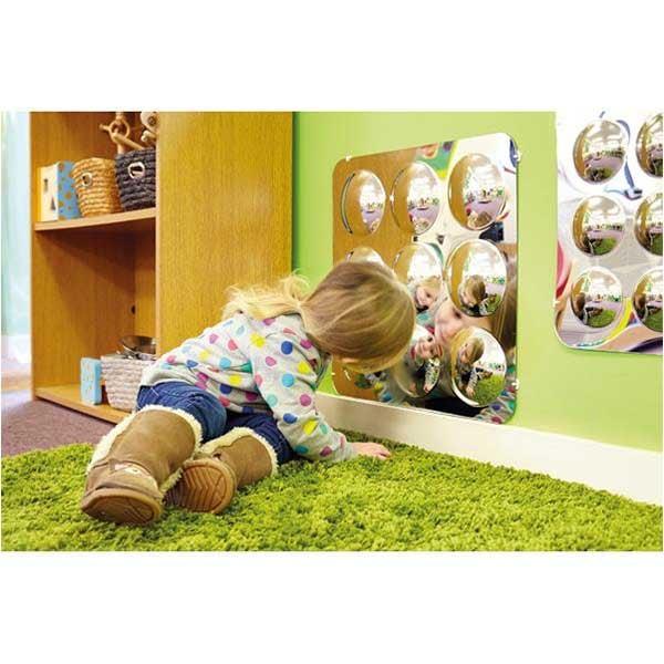 Сетивен панел Eduplay, малък, 9 огледала | JAR Computers Сетивен панел Eduplay, малък, 9 огледала