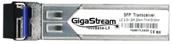 SFP Модул GigaStream 1000BASE-BX-U LC Connector FP Laser+DDM(Tx:1310 Rx:1490) 20км