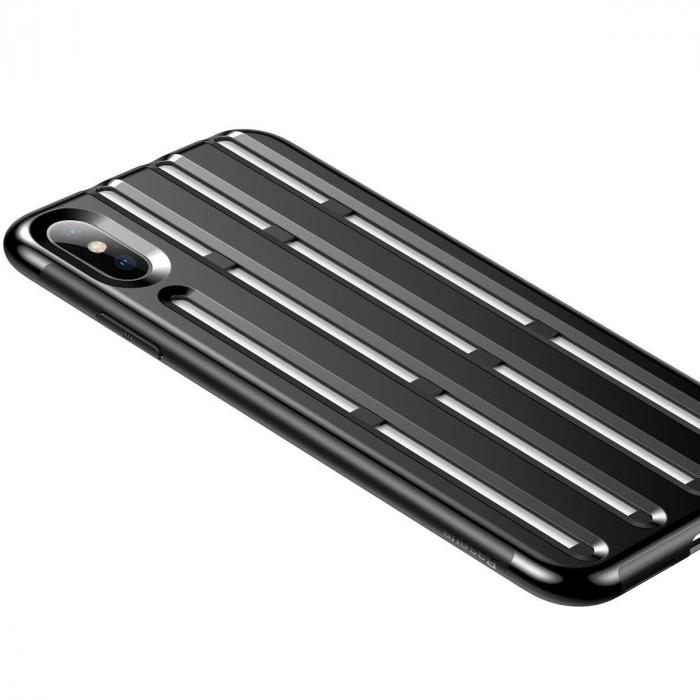 Силиконов (TPU) калъф с висока защита за iPhone XS Max - Baseus Cycling Helmet Case (черен) | JAR Computers Силиконов (TPU) калъф с висока защита за iPhone XS Max - Baseus Cycling Helmet Case (черен)
