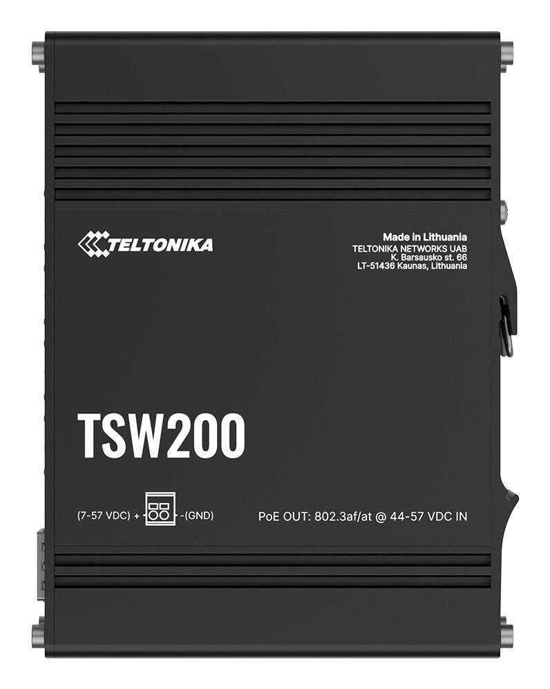 Teltonika TSW200 Неуправляем Gigabit Ethernet (10/100/1000) Захранване по Ethernet (PoE) Черен | JAR Computers Teltonika TSW200 Неуправляем Gigabit Ethernet (10/100/1000) Захранване по Ethernet (PoE) Черен