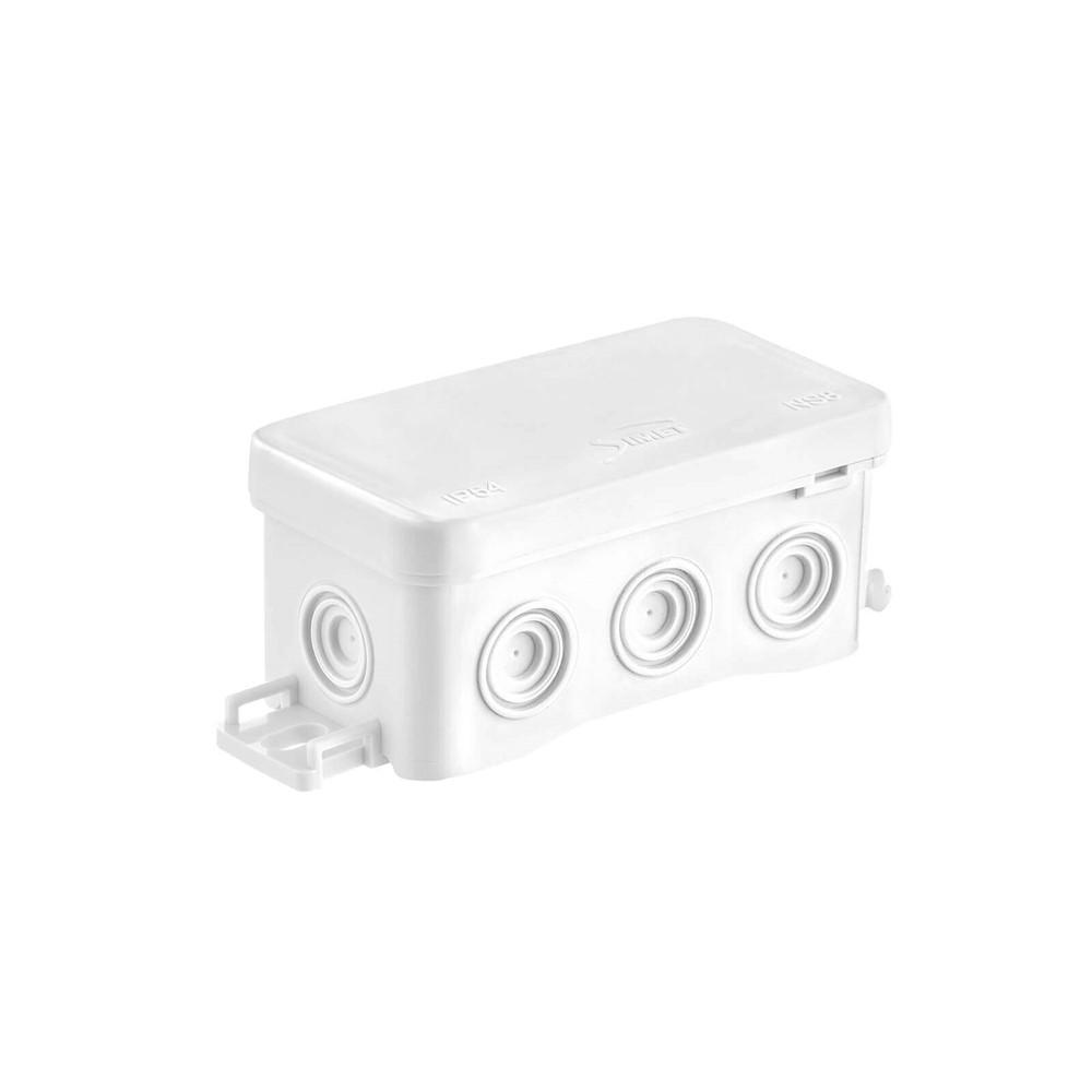 35357106 Компактна разклонителна кутия NS8, ОМ, 85x45x40 мм, IP54, white, Simet | JAR Computers 35357106 Компактна разклонителна кутия NS8, ОМ, 85x45x40 мм, IP54, white, Simet