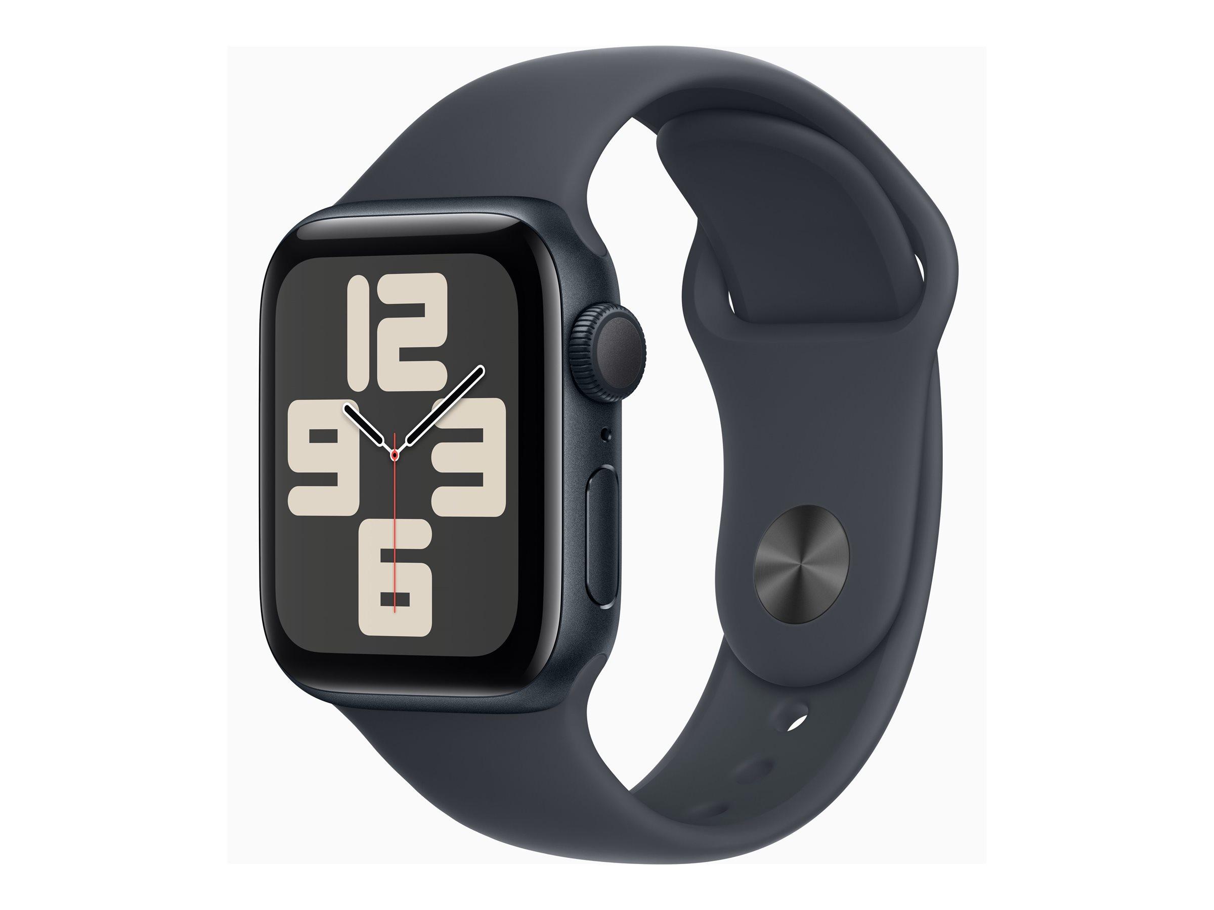 APPLE Watch SE GPS 40mm Midnight Aluminium Case with Midnight Sport Band - M/L | JAR Computers APPLE Watch SE GPS 40mm Midnight Aluminium Case with Midnight Sport Band - M/L