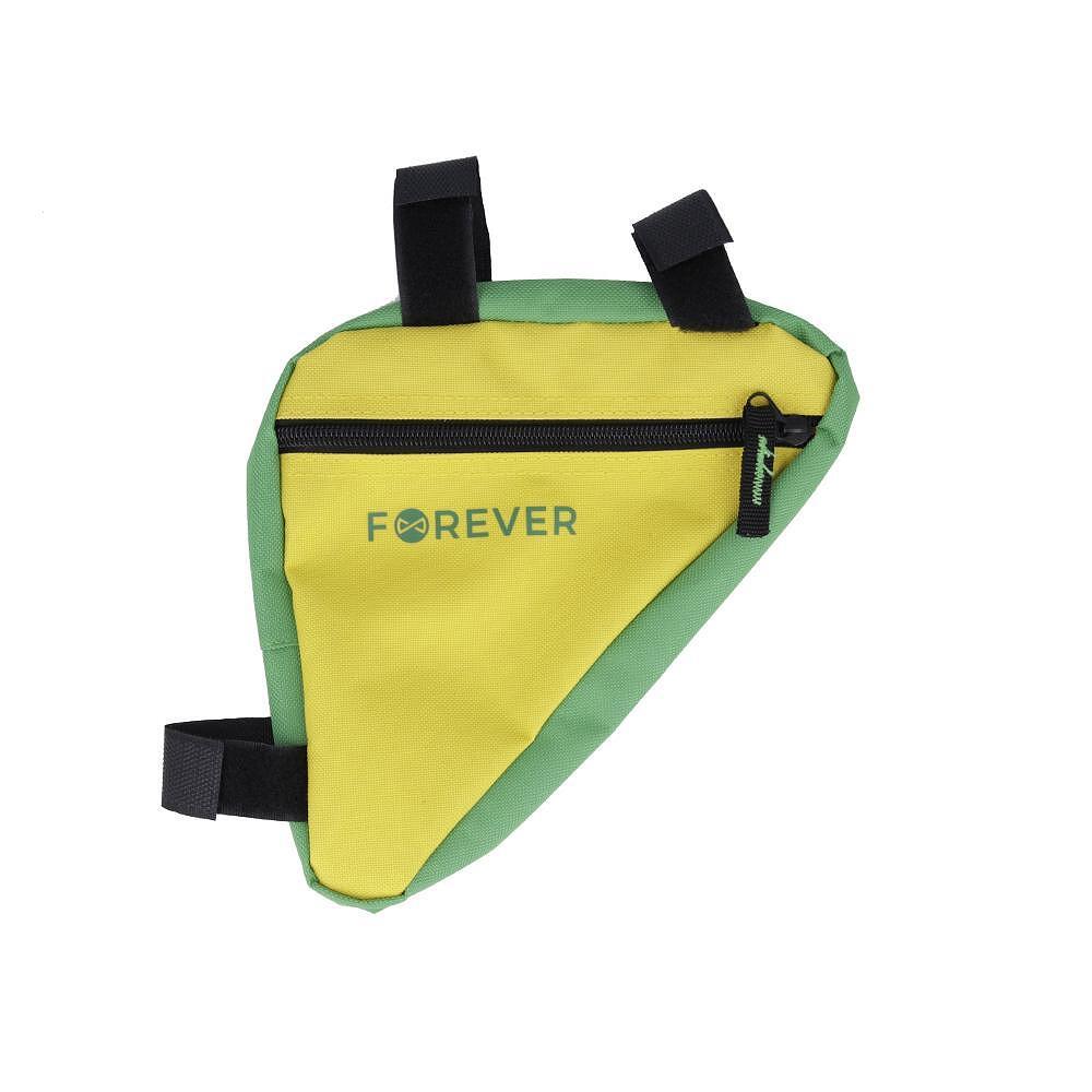 Forever Чанта за велосипед за рамка Outdoor FB-100 жълта/зелена | JAR Computers Forever Чанта за велосипед за рамка Outdoor FB-100 жълта/зелена