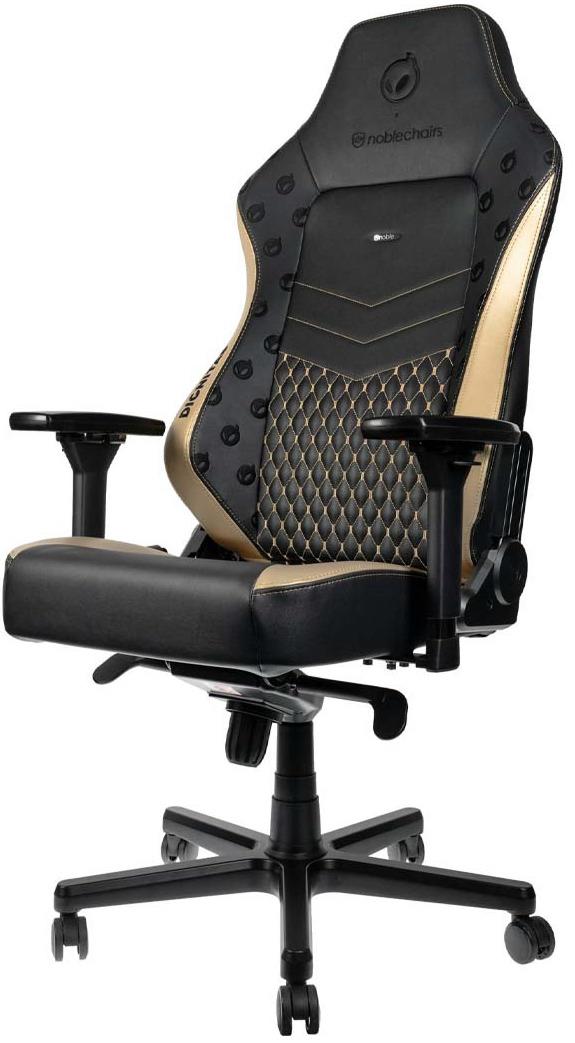 Гейминг стол noblechairs - Hero Dignitas Edition, черен/златист | JAR Computers Гейминг стол noblechairs - Hero Dignitas Edition, черен/златист