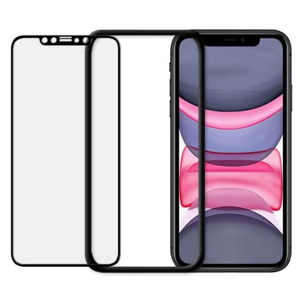 Калено стъклено защитно покритие за дисплея на iPhone 11, iPhone XR - Odzu 3D Glass Full Screen Curved Tempered Glass (черен-прозрачен) | JAR Computers Калено стъклено защитно покритие за дисплея на iPhone 11, iPhone XR - Odzu 3D Glass Full Screen Curved Tempered Glass (черен-прозрачен)