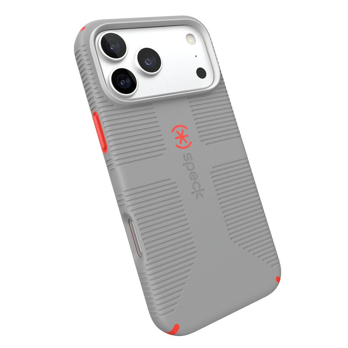 Калъф Speck CandyShell Grip, за iPhone 18 Pro Max, Overcast Grey | JAR Computers Калъф Speck CandyShell Grip, за iPhone 18 Pro Max, Overcast Grey