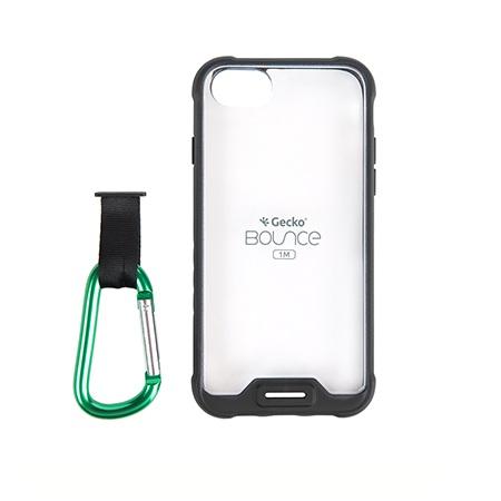Кейс с карабинер и висока защита за iPhone 8, iPhone 7, iPhone 6S, iPhone 6 - Gecko Covers Bounce Case (черен) | JAR Computers Кейс с карабинер и висока защита за iPhone 8, iPhone 7, iPhone 6S, iPhone 6 - Gecko Covers Bounce Case (черен)