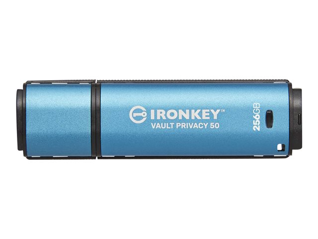 KINGSTON 256GB IronKey Vault Privacy 50 USB AES-256 Encrypted FIPS 197 | JAR Computers KINGSTON 256GB IronKey Vault Privacy 50 USB AES-256 Encrypted FIPS 197