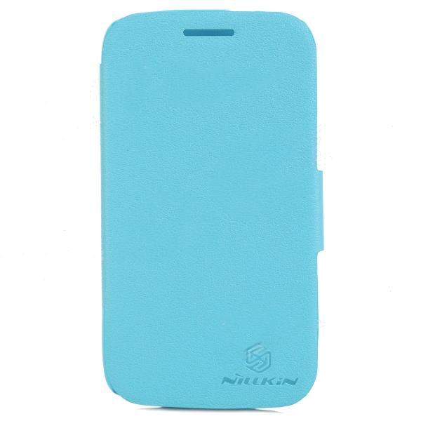 Кожен калъф, тип портфейл за Samsung Galaxy Core i8260 - Nillkin Fresh Flip Case (син) | JAR Computers Кожен калъф, тип портфейл за Samsung Galaxy Core i8260 - Nillkin Fresh Flip Case (син)