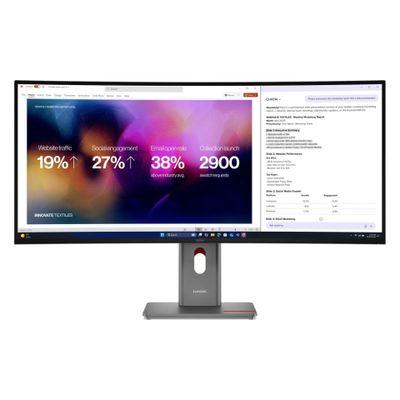 Монитор Lenovo Curved LCD-Display ThinkVision P40WD-40 - 100.8 cm (39.7) - 5120 x 2160 5K2K WUHD | JAR Computers Монитор Lenovo Curved LCD-Display ThinkVision P40WD-40 - 100.8 cm (39.7) - 5120 x 2160 5K2K WUHD