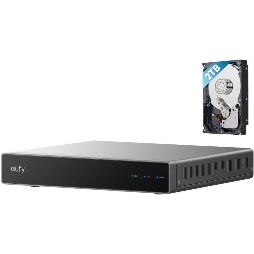 Мрежови видеорекордер за системи за домашна сигурност - Anker Eufy Network Video Recorder S4 for Home Security Cameras (черен) | JAR Computers Мрежови видеорекордер за системи за домашна сигурност - Anker Eufy Network Video Recorder S4 for Home Security Cameras (черен)