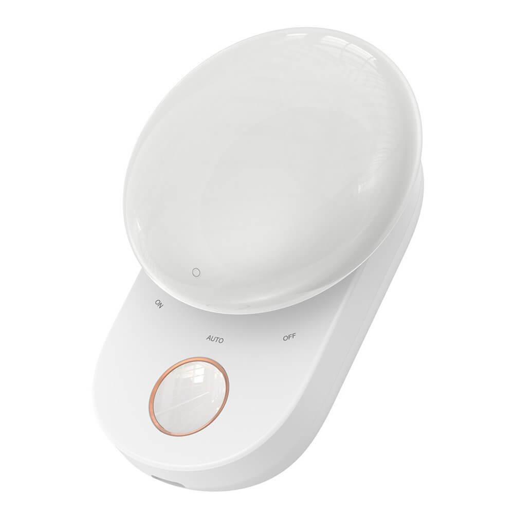 Нощна LED лампа с датчик за движение - Baseus Full Moon LED Night light with Motion Sensor (DGFM-02) (топла светлина) | JAR Computers Нощна LED лампа с датчик за движение - Baseus Full Moon LED Night light with Motion Sensor (DGFM-02) (топла светлина)