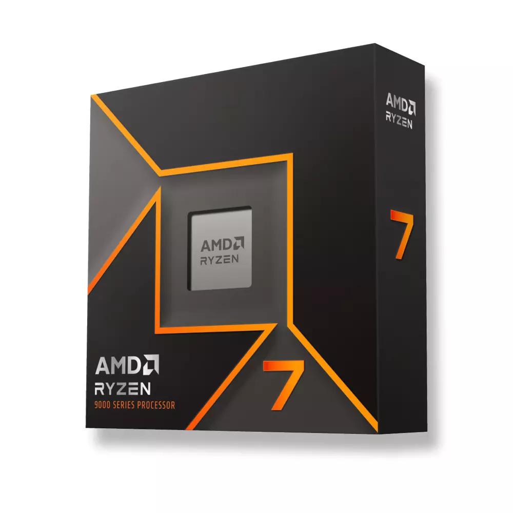 Процесор AMD Ryzen 7 9700X, осемядрен (3.8/5.5GHz, 32MB Cache, 2.2GHz графична честота AM5), BOX, без охлаждане, 100-100001404WOF | JAR Computers Процесор AMD Ryzen 7 9700X, осемядрен (3.8/5.5GHz, 32MB Cache, 2.2GHz графична честота AM5), BOX, без охлаждане, 100-100001404WOF