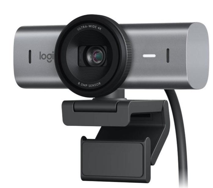 Уеб камера Logitech - MX Brio, 4K Ultra HD, Graphite