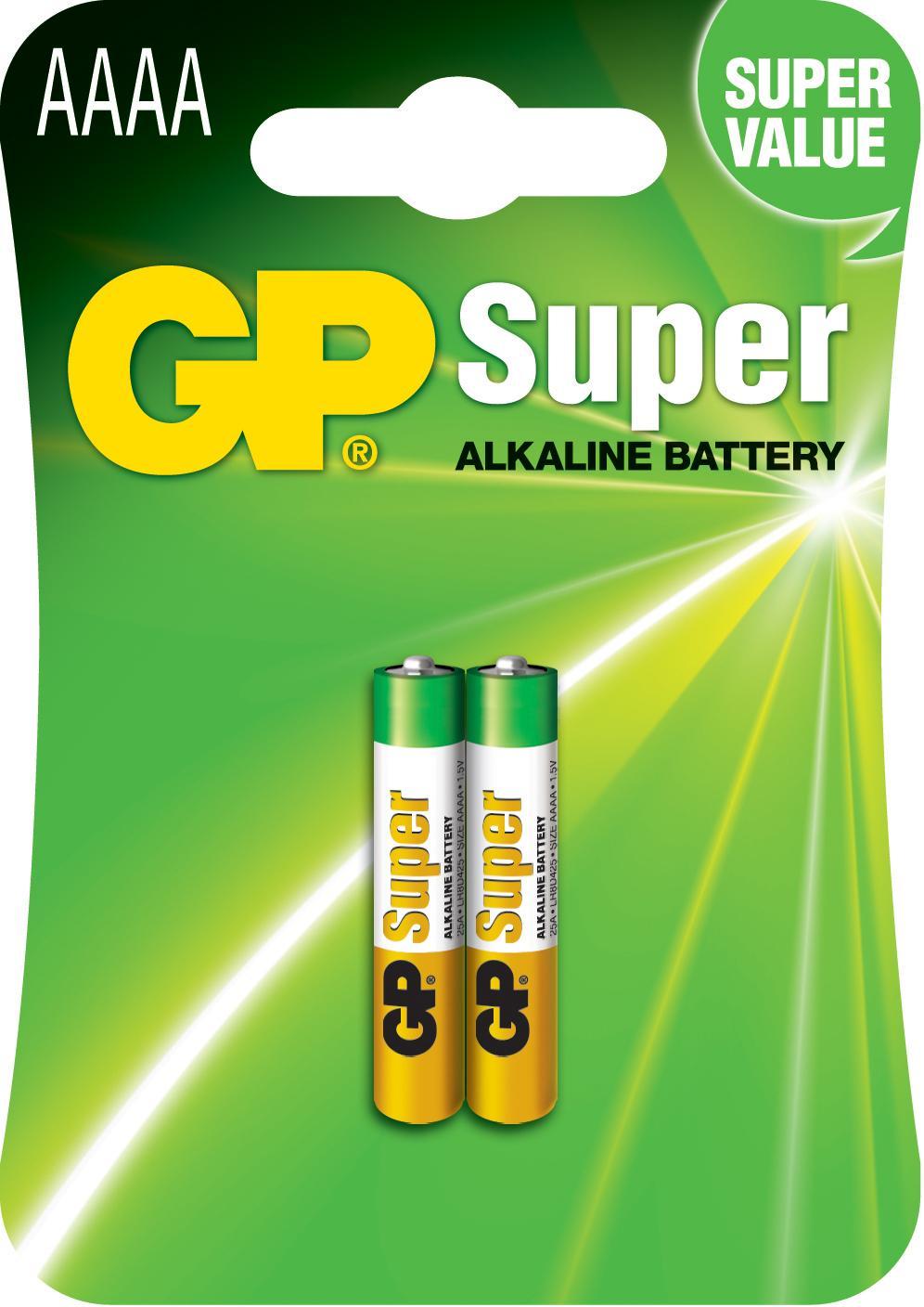 Алкална батерия GP LR61, AAAA, 1.5 V, блистер 2 бр. | JAR Computers Алкална батерия GP LR61, AAAA, 1.5 V, блистер 2 бр.