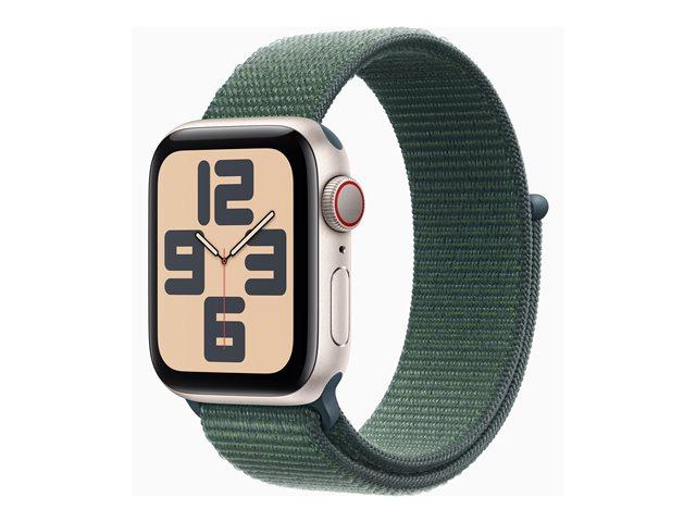 APPLE Watch SE2 v3 Cellular 40mm Starlight Alu Case with Lake Green Sport Loop | JAR Computers APPLE Watch SE2 v3 Cellular 40mm Starlight Alu Case with Lake Green Sport Loop