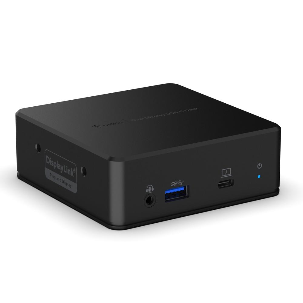 Belkin CONNECT USB-C Dual Display Docking Station - Black | JAR Computers Belkin CONNECT USB-C Dual Display Docking Station - Black
