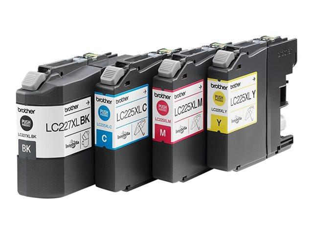 BROTHER LC-227XL ink cartridge black and tri-colour high capacity 1-pack blister without alarm