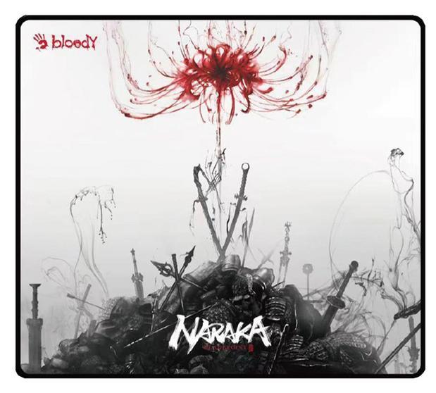 Гейминг подложка за мишка A4Tech - Bloody BP-45 Naraka, M, бяла