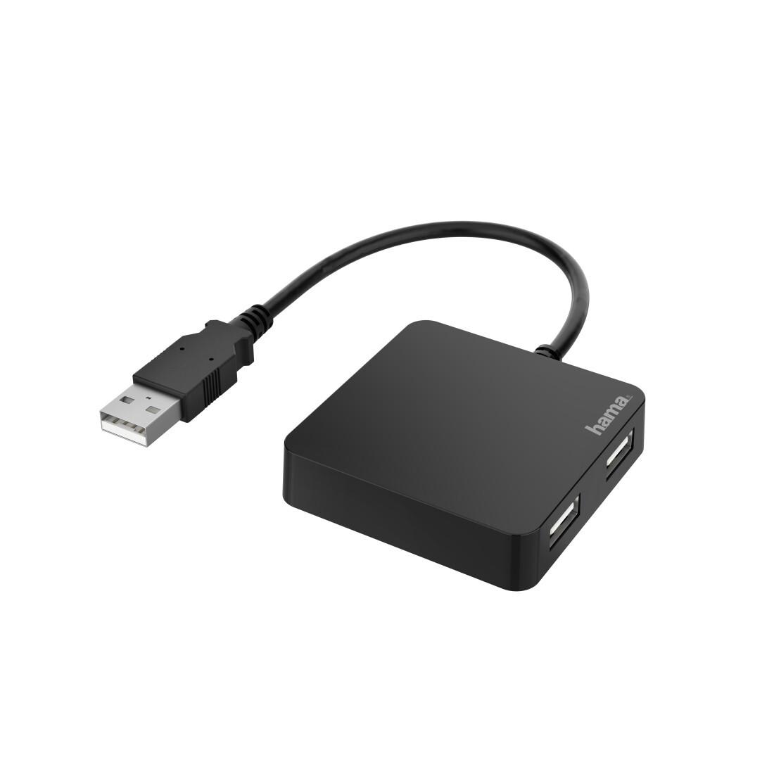 Hama 00200121 интерфейсен хъб USB 2.0 480 Мбит/с Черен | JAR Computers Hama 00200121 интерфейсен хъб USB 2.0 480 Мбит/с Черен
