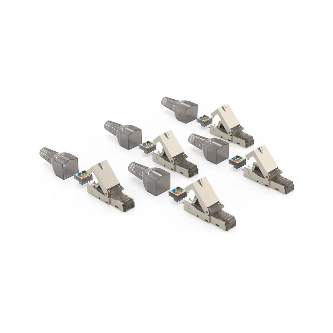 Hama 00200793 жичен конектор RJ45 сив | JAR Computers Hama 00200793 жичен конектор RJ45 сив