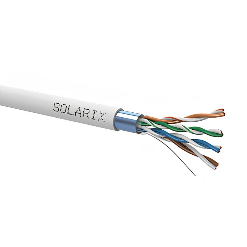 Кабел cat. 5e F/UTP 100 MHz PVC - 305 m - Solarix 27655142 | JAR Computers Кабел cat. 5e F/UTP 100 MHz PVC - 305 m - Solarix 27655142