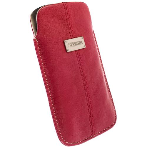 Кожен калъф за iPhone 8, iPhone 7, iPhone 6S, HTC Sensation XL, HTC One X, Galaxy S3, Galaxy Nexus, Nokia Lumia и др. - Krusell Luna Pouch 3XL (червен) | JAR Computers Кожен калъф за iPhone 8, iPhone 7, iPhone 6S, HTC Sensation XL, HTC One X, Galaxy S3, Galaxy Nexus, Nokia Lumia и др. - Krusell Luna Pouch 3XL (червен)