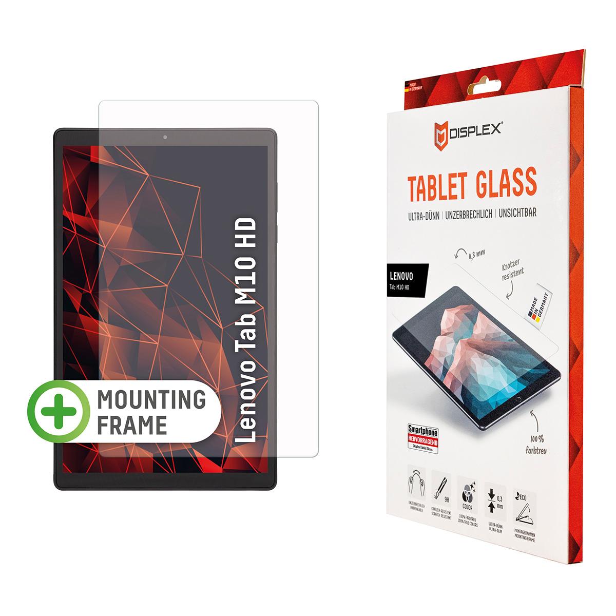 Стъклен протектор за екран Displex Tablet Glass (9H) за Lenovo Tab M10 HD | JAR Computers Стъклен протектор за екран Displex Tablet Glass (9H) за Lenovo Tab M10 HD