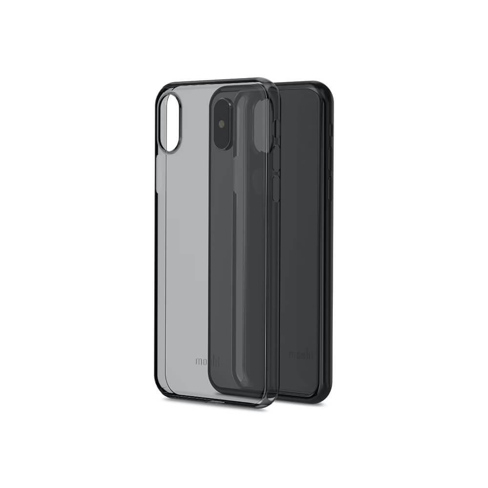 Тънък силиконов (TPU) калъф (0.35 mm) за iPhone XS, iPhone X - Moshi SuperSkin (черен) | JAR Computers Тънък силиконов (TPU) калъф (0.35 mm) за iPhone XS, iPhone X - Moshi SuperSkin (черен)
