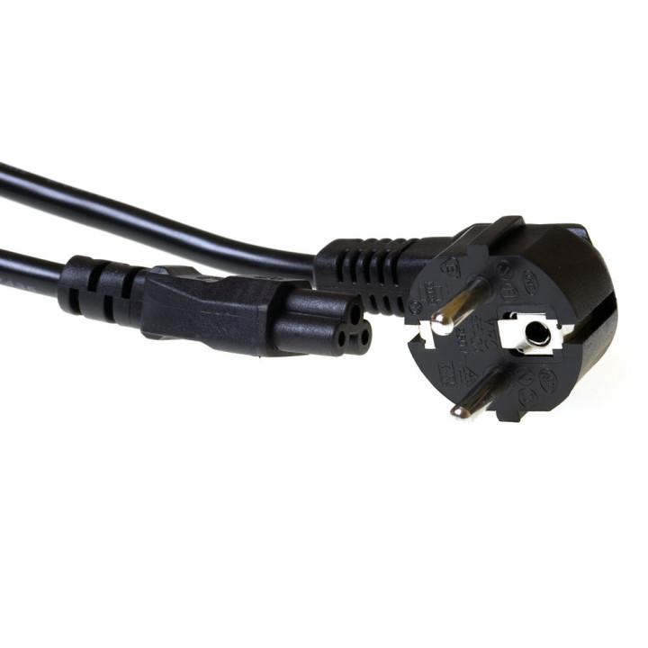 ACT AK5144 захранващ кабел Schuko CEE 7/7 към IEC 60320 C5, 2 m, черен | JAR Computers ACT AK5144 захранващ кабел Schuko CEE 7/7 към IEC 60320 C5, 2 m, черен