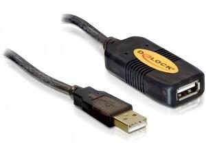 DeLOCK 82446 USB кабел USB 2.0 10 м USB A 0,48 Гбит/с Черен