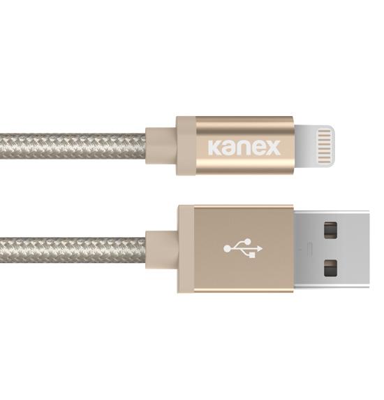 Кабел за iPhone 6, iPhone 6 Plus, iPad и iPod с Lightning - Kanex Premium Lightning to USB Cable 120 cm (златист) | JAR Computers Кабел за iPhone 6, iPhone 6 Plus, iPad и iPod с Lightning - Kanex Premium Lightning to USB Cable 120 cm (златист)