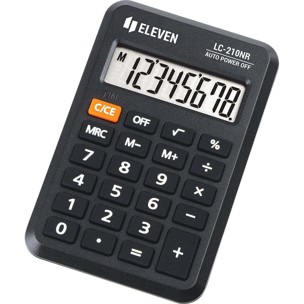 Калкулатор Eleven LC 210NR 8разр джобен | JAR Computers Калкулатор Eleven LC 210NR 8разр джобен