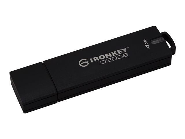 KINGSTON 4GB D300S/D300SM AES 256 XTS Encrypted USB Drive | JAR Computers KINGSTON 4GB D300S/D300SM AES 256 XTS Encrypted USB Drive