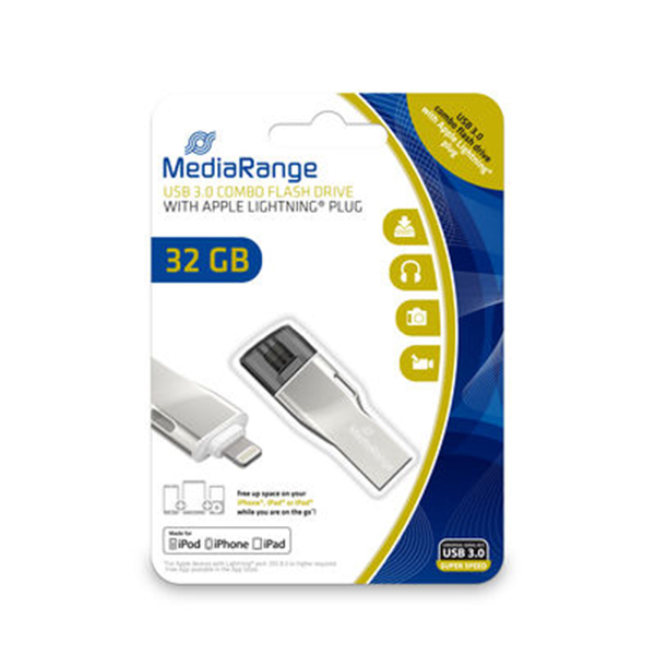 MEDIARANGE USB 3.0 FLASH DRIVE 32GB (MR982) | JAR Computers MEDIARANGE USB 3.0 FLASH DRIVE 32GB (MR982)