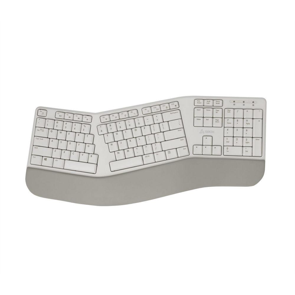 SBOX WK-905 :: Клавиатура, ERGO Line, безжична, Wireless, бежов | JAR Computers SBOX WK-905 :: Клавиатура, ERGO Line, безжична, Wireless, бежов