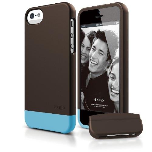 Слайдер кейс и защитни покрития за iPhone 5, iPhone 5S, iPhone SE - Elago S5 Glide Case (кафяв-мат) | JAR Computers Слайдер кейс и защитни покрития за iPhone 5, iPhone 5S, iPhone SE - Elago S5 Glide Case (кафяв-мат)