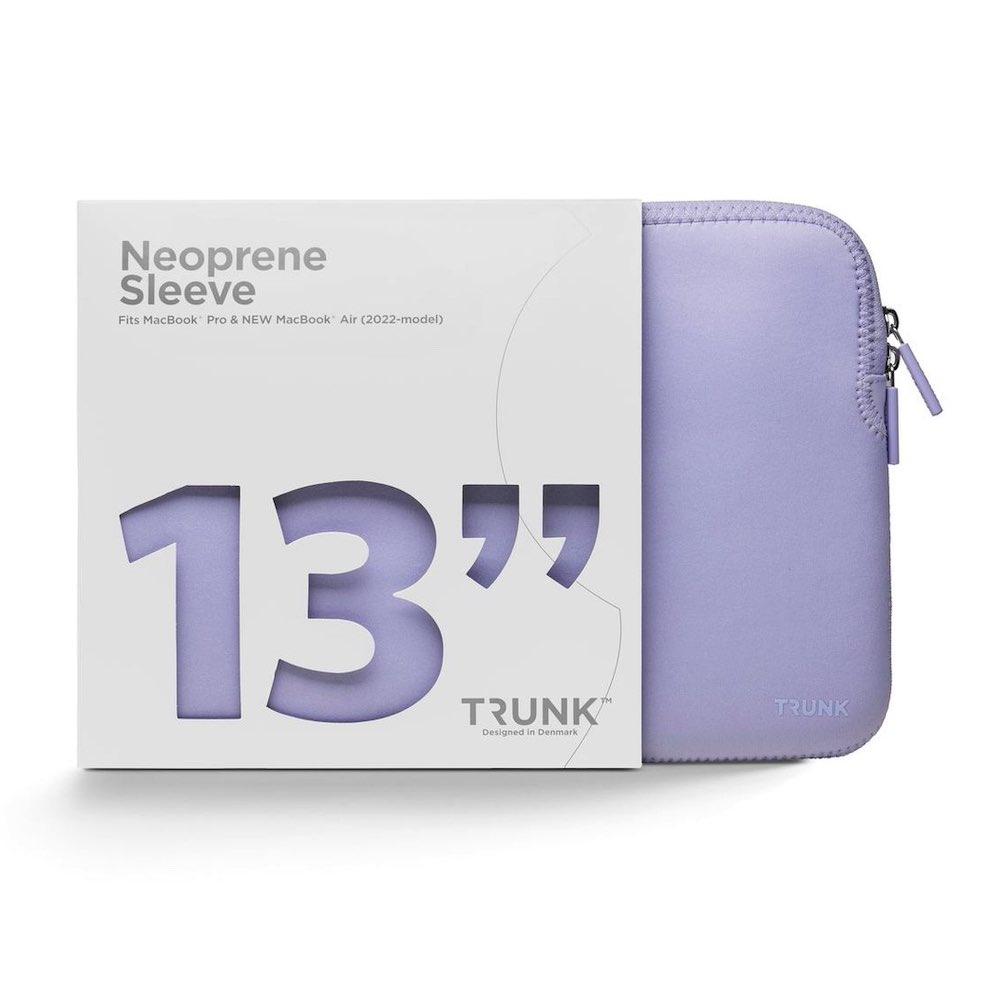 Удароустойчив неопренов калъф за Macbook Pro 13 и Macbook Air 13 (от модел 2017 и по-нов) - Trunk Laptop Sleeve (2022) (лилав) | JAR Computers Удароустойчив неопренов калъф за Macbook Pro 13 и Macbook Air 13 (от модел 2017 и по-нов) - Trunk Laptop Sleeve (2022) (лилав)