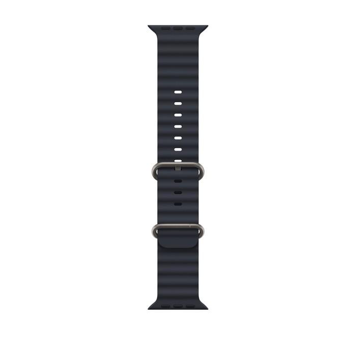 Умен часовник от Apple - Apple Watch Ultra Cellular, 49mm Titanium Case with Midnight Ocean Band | JAR Computers Умен часовник от Apple - Apple Watch Ultra Cellular, 49mm Titanium Case with Midnight Ocean Band