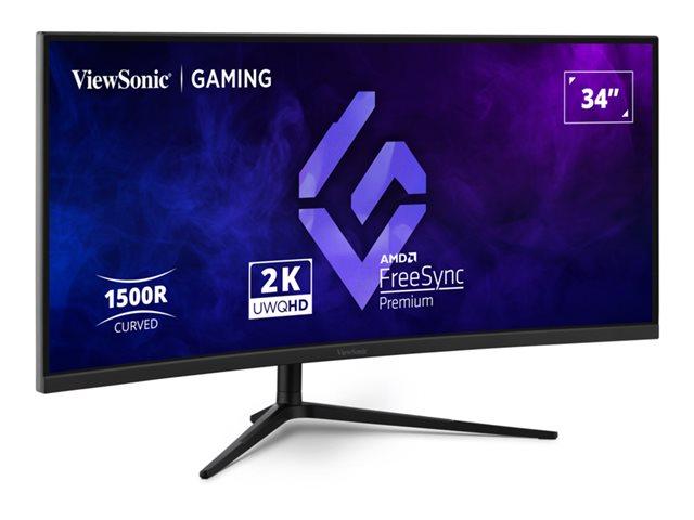 VIEWSONIC VX3418C-2K 34inch 21:9 3440x1440 VA 1500R curved 180Hz 1ms HDMIx2 DP HDR10 height speakers