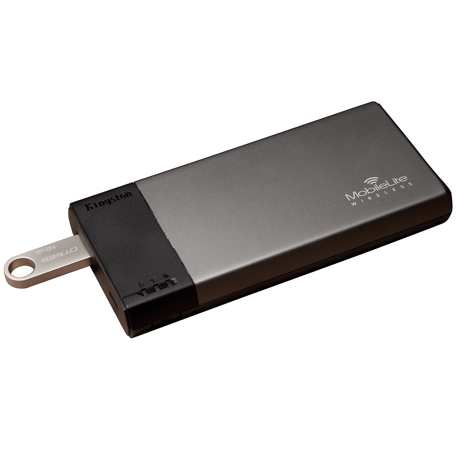 Безжично стриймване на файлове от USB или SD памет за мобилни устройства с iOS и Android - Kingston MobileLite Wireless | JAR Computers Безжично стриймване на файлове от USB или SD памет за мобилни устройства с iOS и Android - Kingston MobileLite Wireless