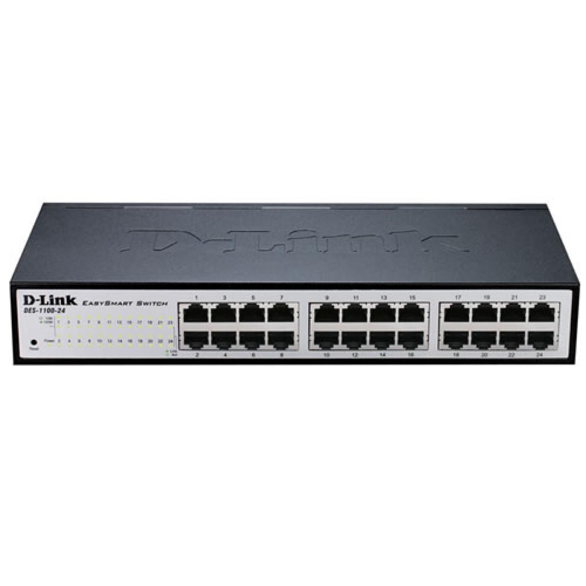 D-Link DGS-1100-24V2 Managed L2 Gigabit Ethernet (10/100/1000) 1U Black, Grey | JAR Computers D-Link DGS-1100-24V2 Managed L2 Gigabit Ethernet (10/100/1000) 1U Black, Grey